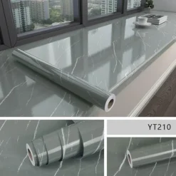 Selbstklebende, wasserdichte Tapete mit Marmoreffekt