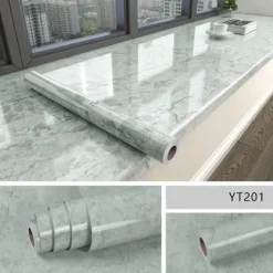 Selbstklebende, wasserdichte Tapete mit Marmoreffekt