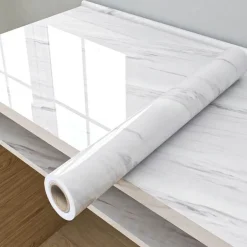 Selbstklebende, wasserdichte Tapete mit Marmoreffekt