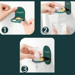 Selbstklebender Badezimmer-Flaschenhalter – Minimalistischer Dusch-Organizer