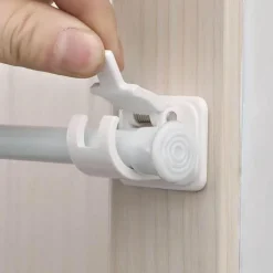 Selbstklebender Gardinenstangenhalter – einfach zu installierende Fensterbeschläge