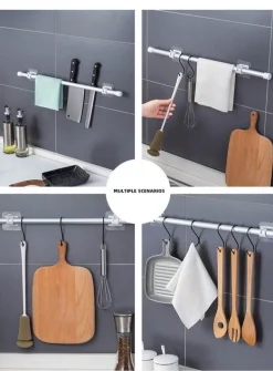 Selbstklebender Gardinenstangenhalter – einfach zu installierende Fensterbeschläge