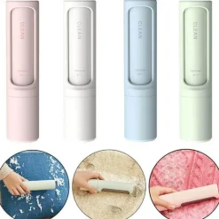 Selbstreinigende Tierhaar-Rollbürste – wiederverwendbarer Fusselrasierer