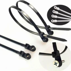 Selbstsichernde, montierbare Kabelbinder aus Kunststoff – langlebige Kabelmanagementlösungen