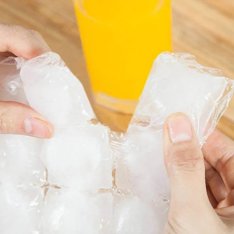 Selbstverschließende Einweg-Eiswürfelform – praktisches Party-Essential
