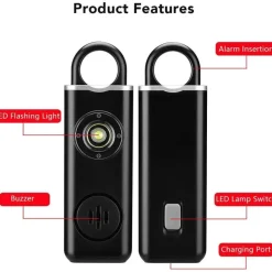 Selbstverteidigungsalarm-Schlüsselanhänger - Persönliches Sicherheitswarngerät