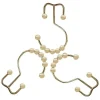Selena Decorative Shower Curtain Hooks for Stylish Bathroom Decor