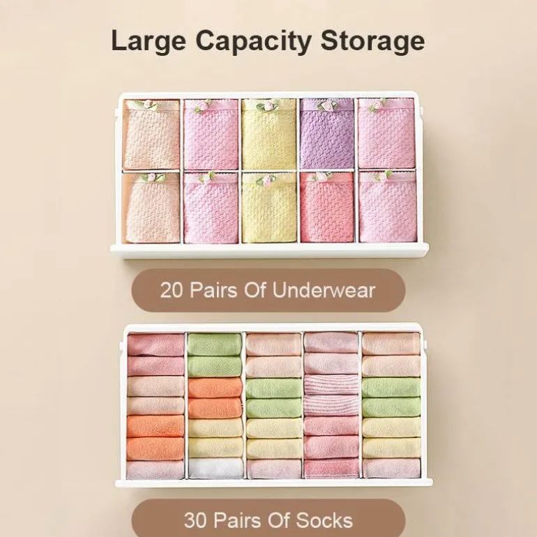 Self-Adhesive Closet Organizer - Space-Saving Storage Solution