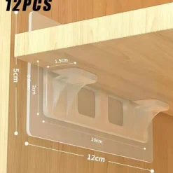 Self-Adhesive Shelf Bracket - Closet Organizer Tool