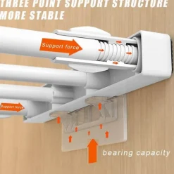 Self-Adhesive Shelf Bracket - Closet Organizer Tool