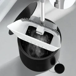 Self-Cleaning Foldable Broom Dustpan - Innovative Cleaning Tool