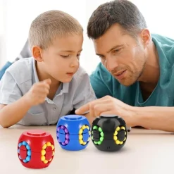 Sensorisches Anti-Stress-Würfelspielzeug - Rotierendes Lernspielzeug