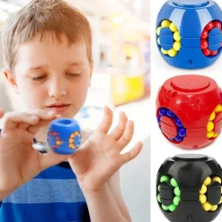 Sensorisches Anti-Stress-Würfelspielzeug - Rotierendes Lernspielzeug