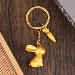 Süßer Hasen Schlüsselanhänger - Glückskaninchen Accessoire