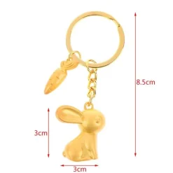 Süßer Hasen Schlüsselanhänger - Glückskaninchen Accessoire