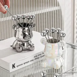 Süßer nordischer Bären-Obsthalter – Entzückender Lebensmittel-Organizer