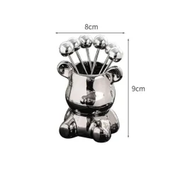 Süßer nordischer Bären-Obsthalter – Entzückender Lebensmittel-Organizer