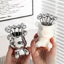 Süßer nordischer Bären-Obsthalter – Entzückender Lebensmittel-Organizer