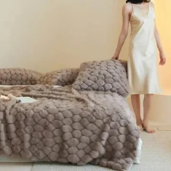 Serena Pelzdecke – weiche, gemütliche Überwurfdecke