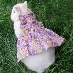 Süßes Kaninchen-Jeanskleid - Entzückendes Jeanskleid für Kinder