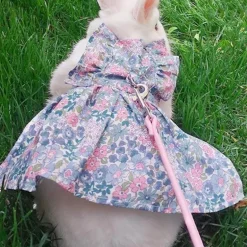 Süßes Kaninchen-Jeanskleid - Entzückendes Jeanskleid für Kinder