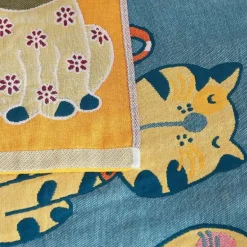 Süßes Katzen-Badetuch – schnelltrocknendes, saugfähiges Handtuch