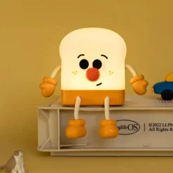 Süßes Toast-Nachtlicht – Dekorative Lampe für Kinder