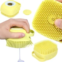 Shampoo-Spenderbürste - Flüssigseifen-Badebürste