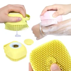 Shampoo-Spenderbürste - Flüssigseifen-Badebürste