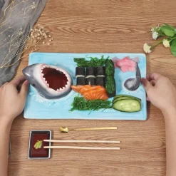 Shark Bite Sushi-Platte – Einzigartiges Serviertablett für Sushi-Liebhaber