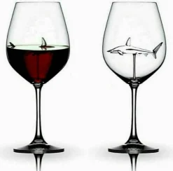 Shark Sea Weingläser – Integriertes Design