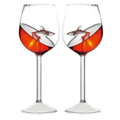 Shark Sea Weingläser – Integriertes Design