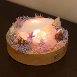 Shell LED-Nachtlampe - Dekoratives, sanftes Licht