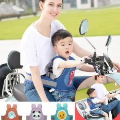 Sicherheitsgurt für Kinder-Motorräder – süßes Cartoon-Design