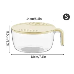 Siebkorb für Reiswaschmaschine – Einfacher Filter für schnelle Reinigung