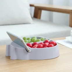 Süßigkeiten-Nuss-Box mit Telefonhalter – Kreativer Snack-Organizer