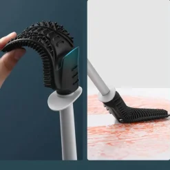 Silicone Toilet Brush - Durable Bathroom Cleaner