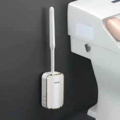 Silicone Toilet Brush - Durable Bathroom Cleaner