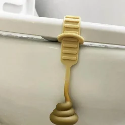 Silicone Toilet Lid Lifter - Fun Poop Shaped Tool