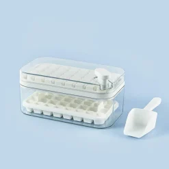 Silikon-Eiswürfelschale – Schnellverschluss-Eiswürfelbereiter