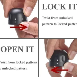 Silikon-Flaschenverschluss - Wiederverwendbarer Getränkeverschluss