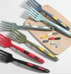 Silikon-Flexgabel – hitzebeständiges, antihaftbeschichtetes Küchenwerkzeug zum Backen und Rühren