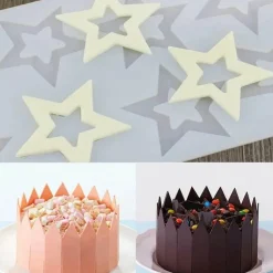 Silikon-Kuchenform – geometrische Formen für DIY-Schokoladen-Backdekor