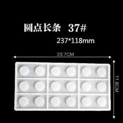 Silikon-Kuchenform – geometrische Formen für DIY-Schokoladen-Backdekor