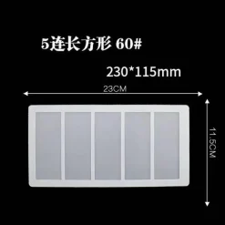 Silikon-Kuchenform – geometrische Formen für DIY-Schokoladen-Backdekor