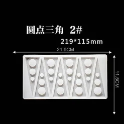 Silikon-Kuchenform – geometrische Formen für DIY-Schokoladen-Backdekor