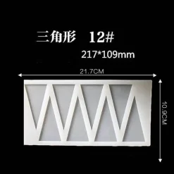 Silikon-Kuchenform – geometrische Formen für DIY-Schokoladen-Backdekor