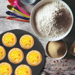 Silikon-Kuchenform mit 7 Löchern – Backform für Airfryer-Mikrowelle