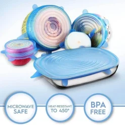 Silikon-Lebensmitteldeckel – wiederverwendbare, langlebige Küchenabdeckungen