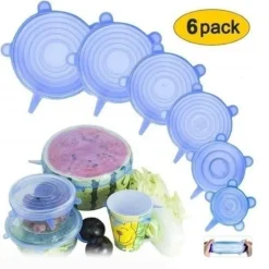 Silikon-Lebensmitteldeckel – wiederverwendbare, langlebige Küchenabdeckungen